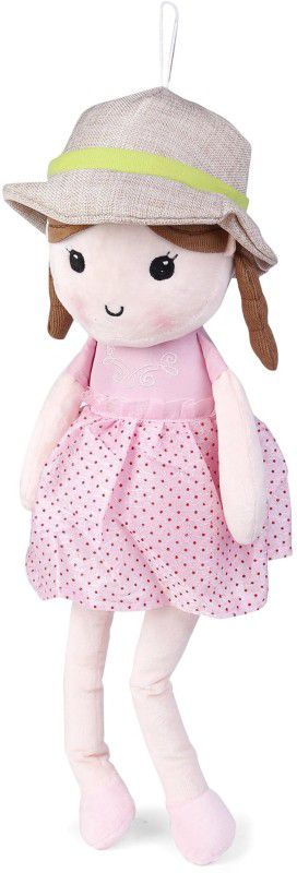 My Baby Excel Plush Doll Pink Floral Print with Hat 55 cm - 55  (Pink)