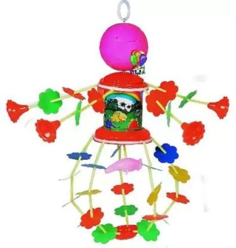 SWASHAA JHOOMAR MUSICAL CRADLE TOY FOR NEW BORN BABIES RATTLE Rattle (Multicolor)  (Multicolor)