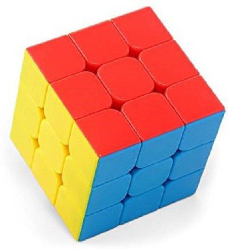 poksi High Speed Magic Stickerless 3x3x3 Cube (1 Pieces)  (1 Pieces)
