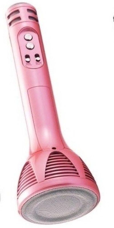 THE ZGW Karaoke wireless Microphone HI-Fi Speaker(Pink)KM_02  (Pink)