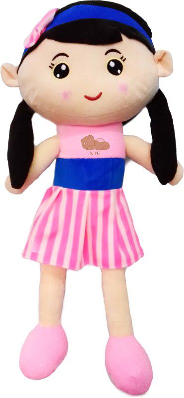 NTG Beautiful Doll Soft Toy for Kids - 38 cm  (Multicolor)