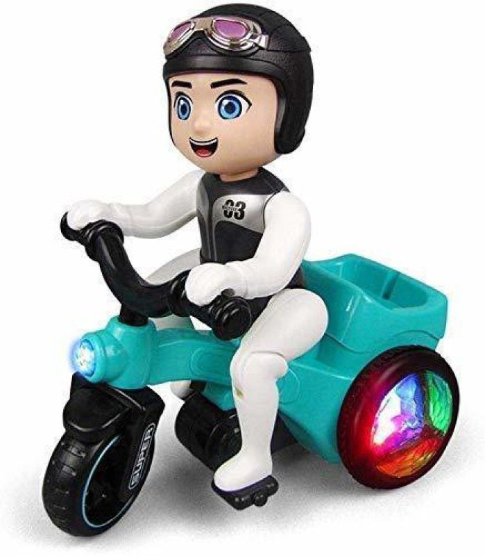 Smartcraft Smile with Style Bicycle 03 with Flash Light and Sound, 360 Degree Rotating .  (Multicolor, Pack of: 1)