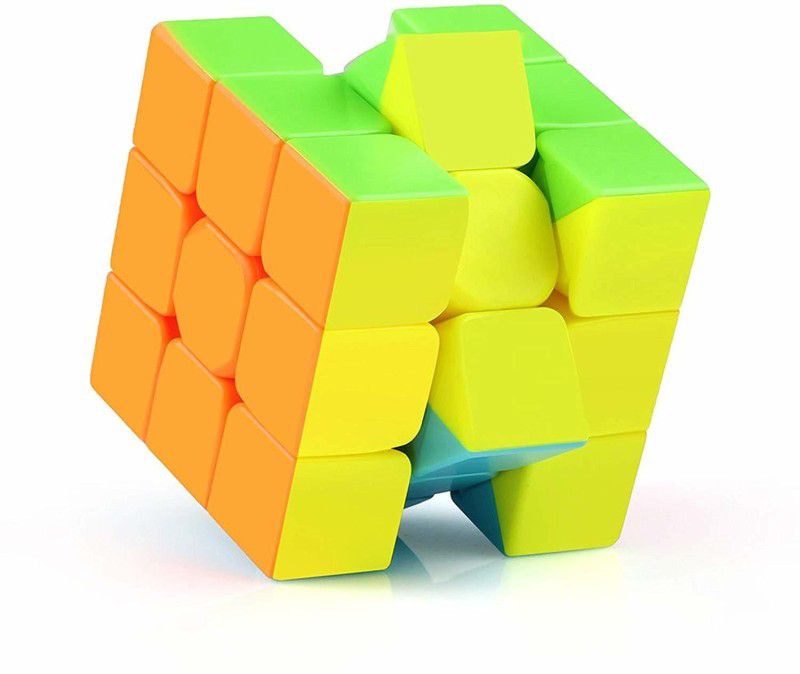 BHALALA ENTERPRISE Cubes 3x3 High Speed Sticker Less Magic Puzzle Cube Game Toy  (1 Pieces)