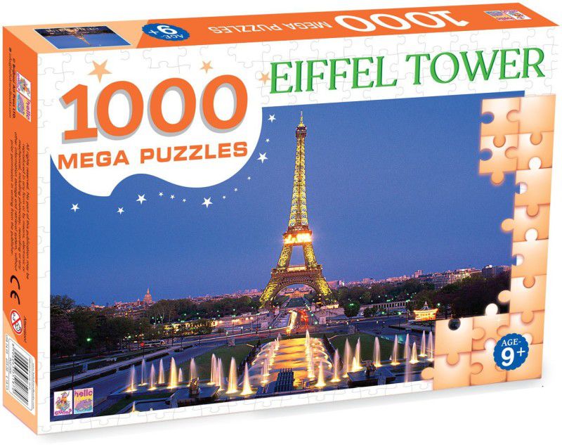 HELLO FRIEND 1000 Pcs Eiffel Tower Puzzle box  (1000 Pieces)