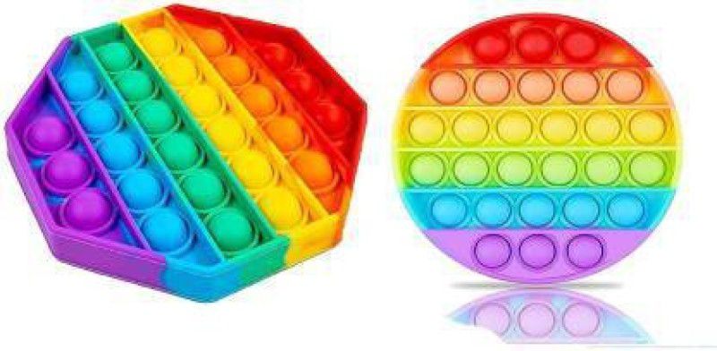 KANGROO Push Pop Bubble Sensory Fidget Toy Set  (Multicolor)