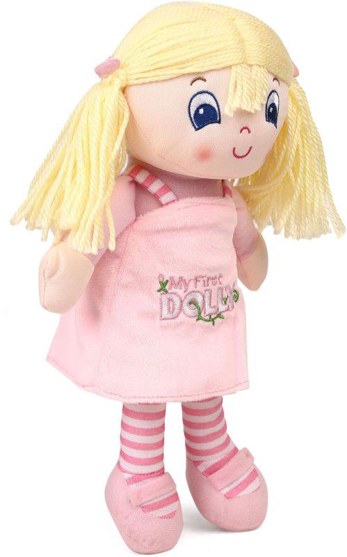 My Baby Excel My First Dolly Plush Baby Pink Color 30 cm  (Pink)