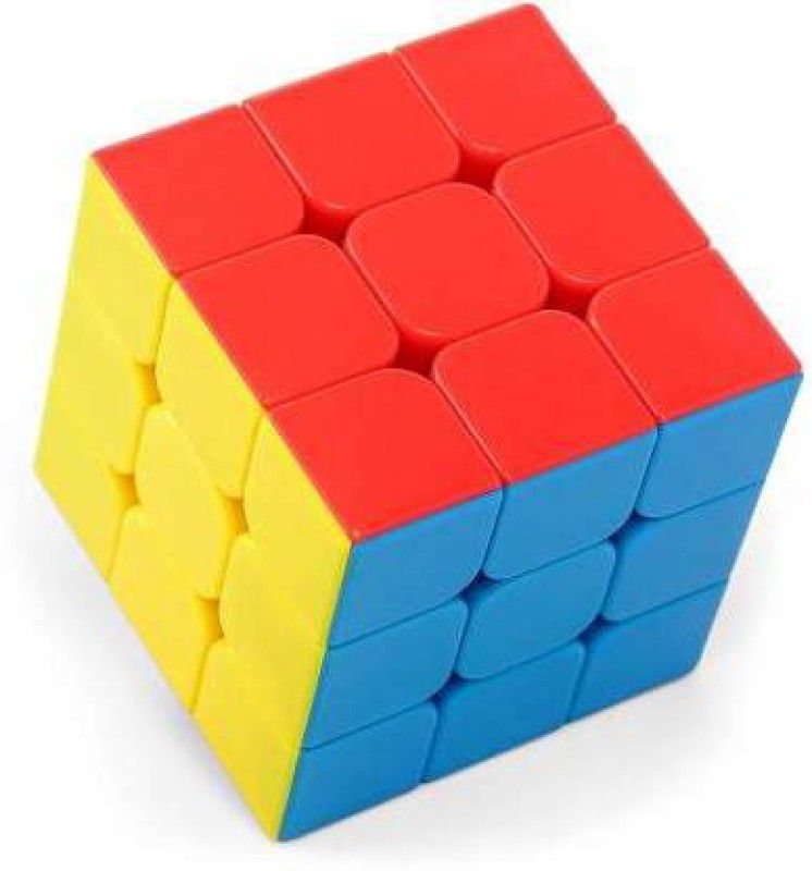JVTS High Speed 3x3 Magic Speed Cube, High Stability, Stickerless, Amazig Stress Reliever Cube Game, Easy Turning and Smooth Play Puzzle Toy  (1 Pieces)