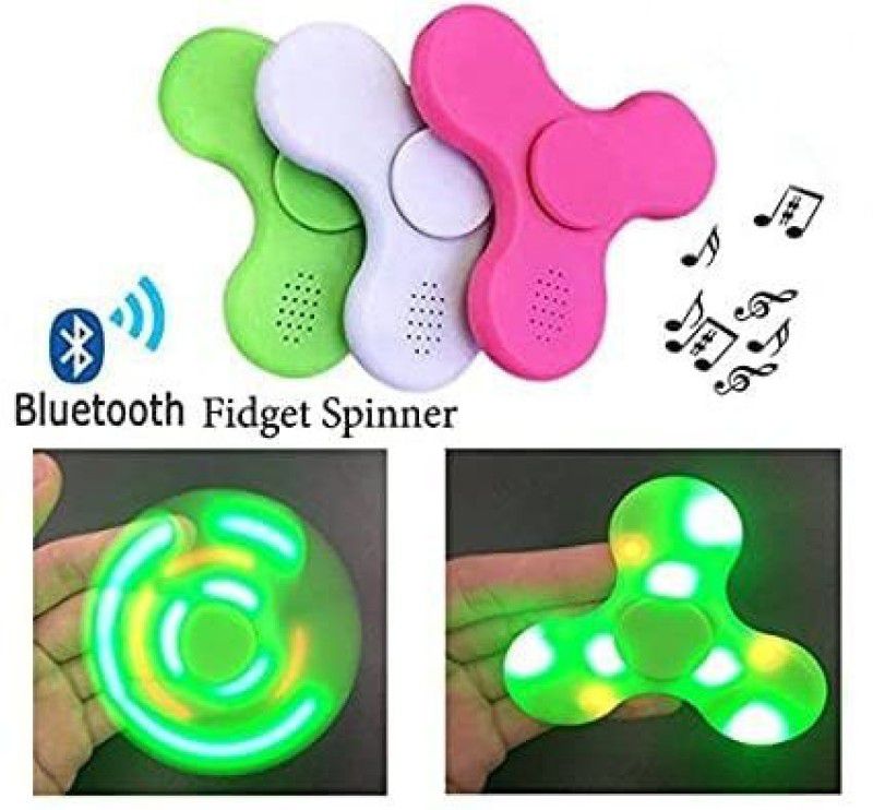 SHARPNAL Bluetooth Fidget Hand Spinner,Speaker LED Light & Music  (Multicolor)