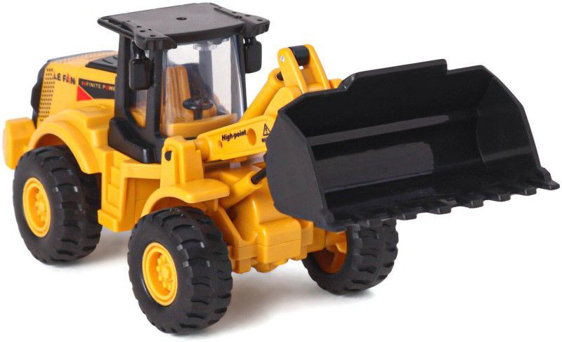 ATRI Construction Trucks Rotate by 180 Degree JCB Toy Loader JCB Toy and Excavator Vehicle Engineering Toy for 3 Years and Above Age Toddlers ,High Speed Friction Excavator (Yellow, Pack of: 1)  (Yellow, Pack of: 1)