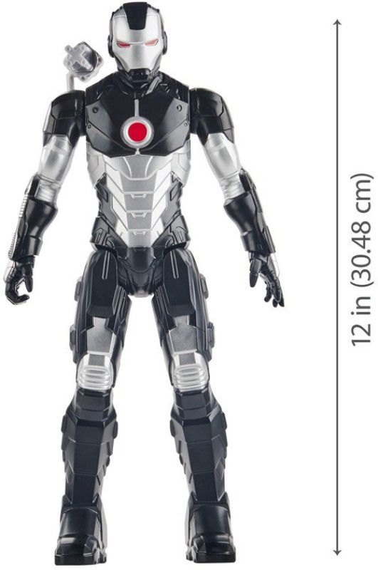 MARVEL Avengers Titan Hero Series Blast Gear Marvels War Machine Action Figure, 12-Inch Toy, For Kids Ages 4 And Up  (Multicolor)