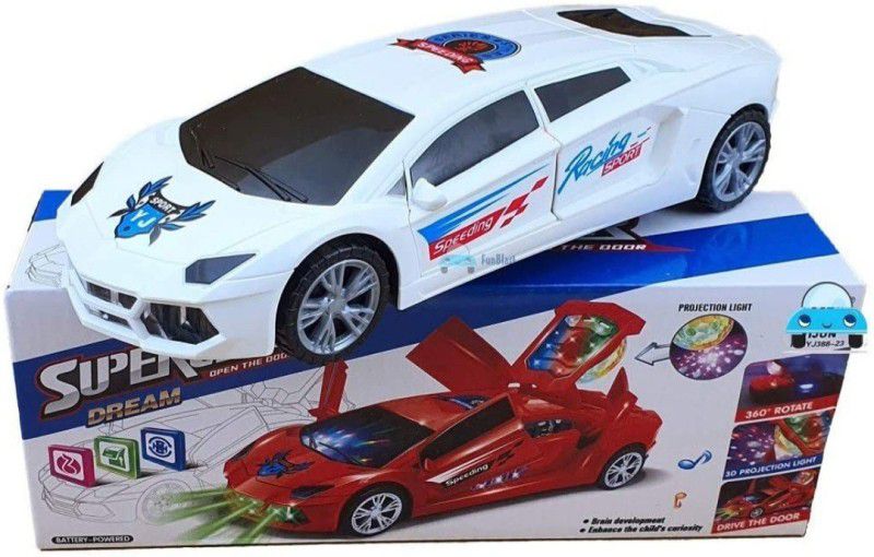 TOY RK SHINE SUPER CAR MUSICAL TOY  (Multicolor)
