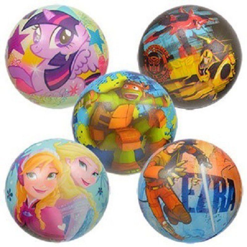 ReneReit Cute Funny Disney Face Squeeze Ball Set of 6 - 5 cm  (Multicolor)