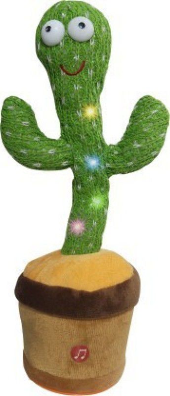 FASTFRIEND Dancing Cactus Toy Talking Cactus Education Toys for Babies Children Playing (  (Green)