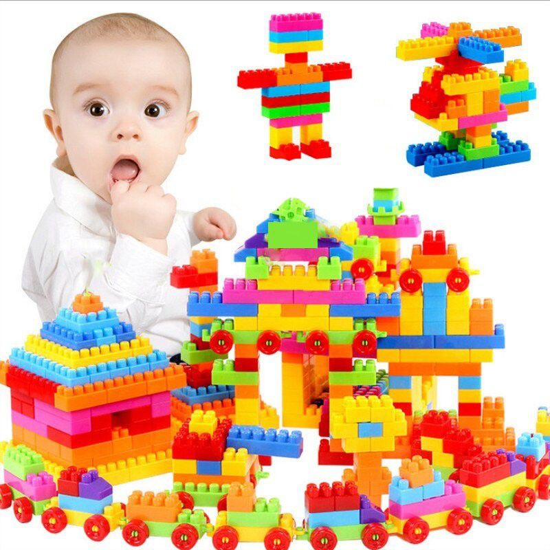 BOZICA BEST BABY GIFT 100 Pcs Building Blocks,Creative/Let Your Kid Make Everything  (100 Pieces)