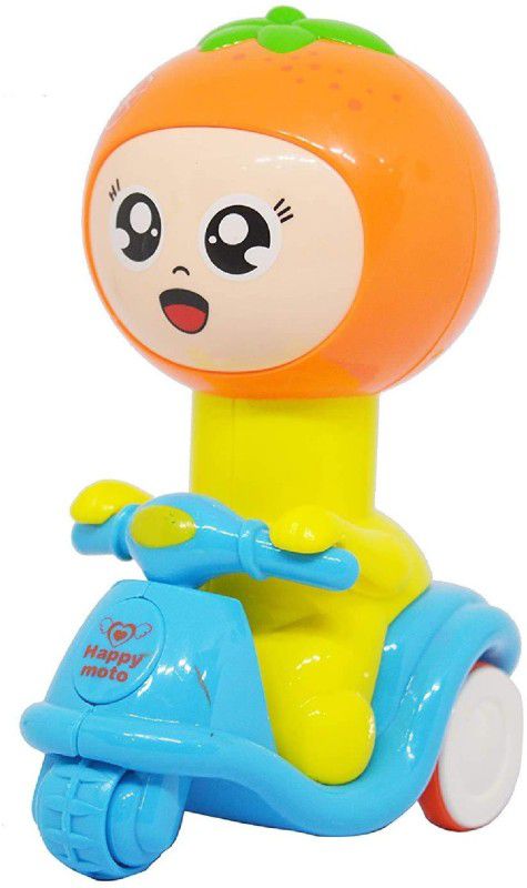 Gedlly Push down on Orange head & will speed away release your hand  (Multicolor)