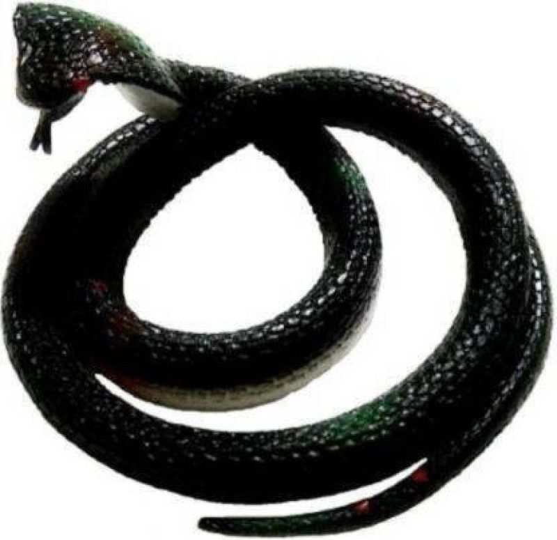 Tricolor Rubber Snakes Prank Toy (Black) snake Gag Toy Snake Gag Toy