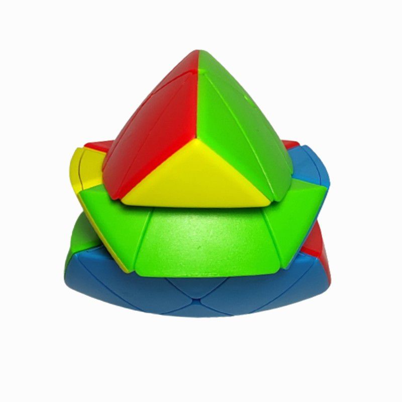QWICK CLICK Triangulo Master Morphix 3x3 cube, Super Speedie and Super Smoothie Cube  (1 Pieces)