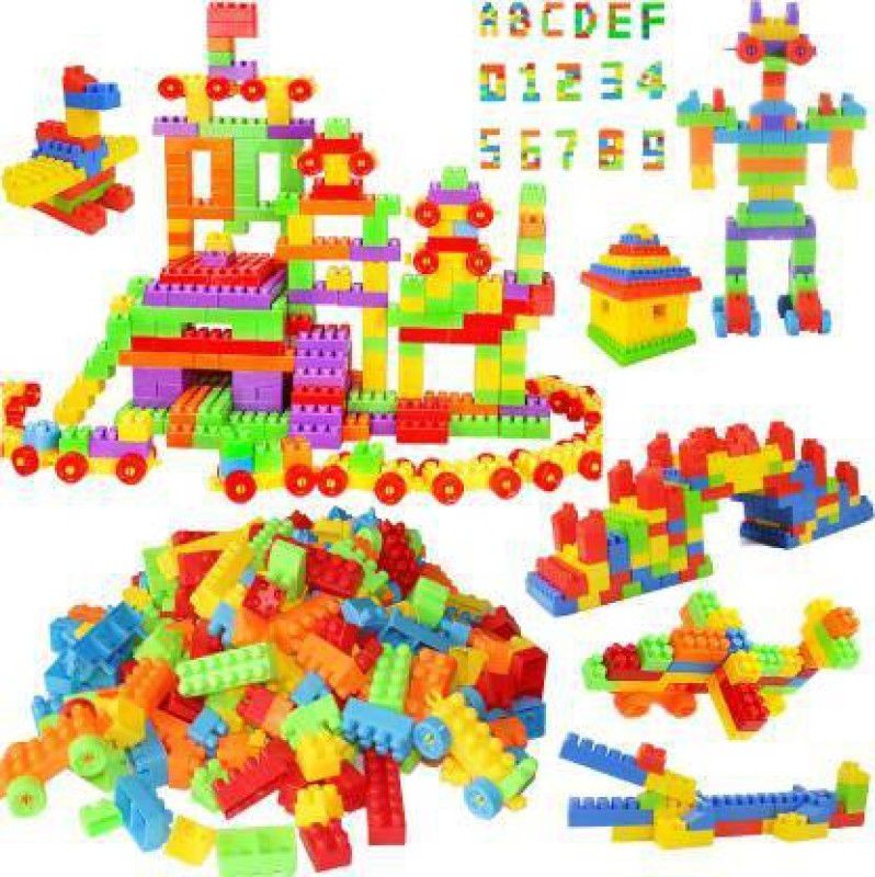 BOZICA 100 Pcs Building Blocks Toy Creative/Lerning/Compatible/ Large Particles Plastic  (100 Pieces)