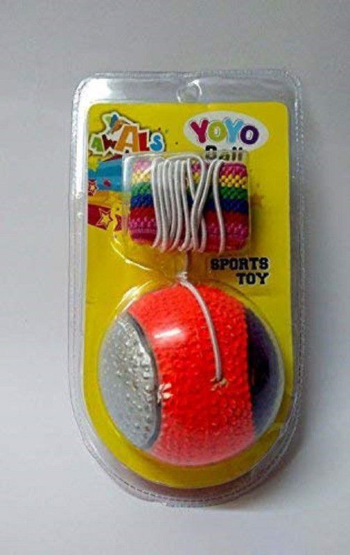Revcoz Yo Yo Ball Toy for Boys Girls Kids Ball Play Set Adjustable Wrist Band (Pack of 1) Multicolour  (Multicolor)