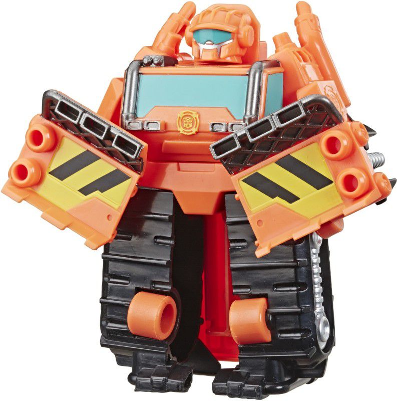 TRANSFORMERS Heroes Rescue Bots Academy Wedge Construction-Bot Converting, 4.5-Inch Figure, For Kids Ages 3 & Up  (Multicolor)