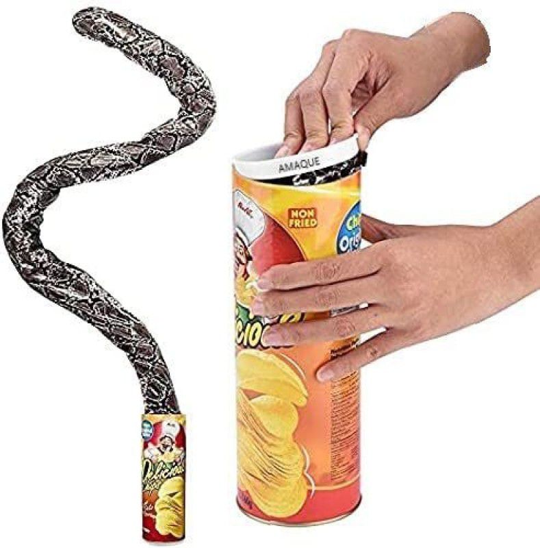 URBANE CHIC Snake Toy in Chips Box-Shocking Scary Stuffed Snake Toy for Party Fun-Medium prank Funny Gag Toy
