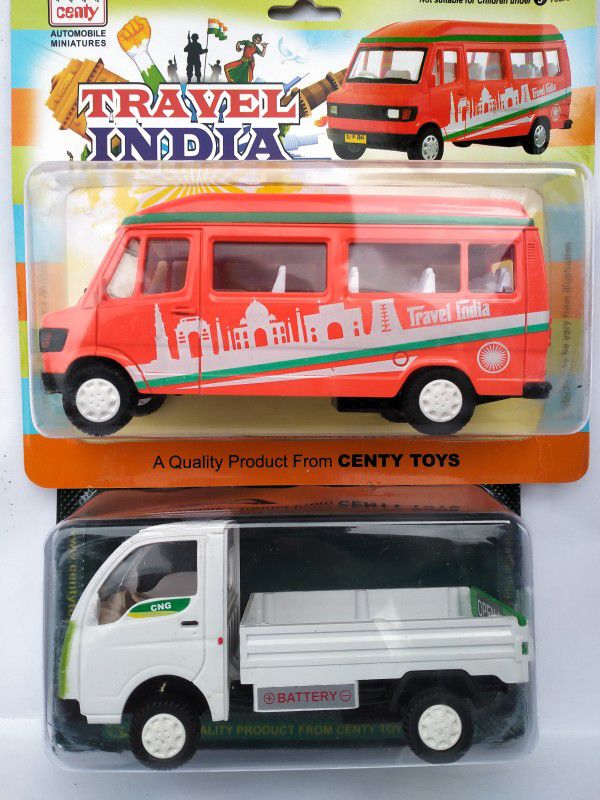 centy TATA ACE & TRAVEL INDIA COMBO PACK OF 2  (White, Orange, Pack of: 1)