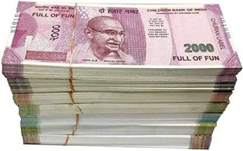 BBS DEAL Pack of-(29*7=203 Note ) New Indian Fake Dummy currency Nakli Note Fake Note Gag Toy  (Multicolor)