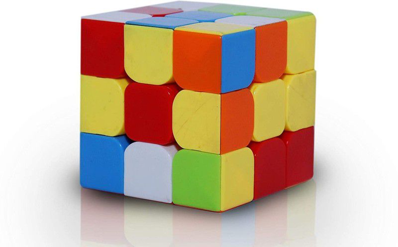 rozik amazing smart iq tester sticker less 3x3x3 magic cube anti stress for adult kids  (26 Pieces)