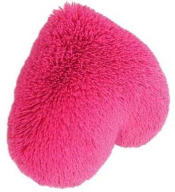 Priya Pink Heart Shape Cushion For - 35 cm  (Pink)