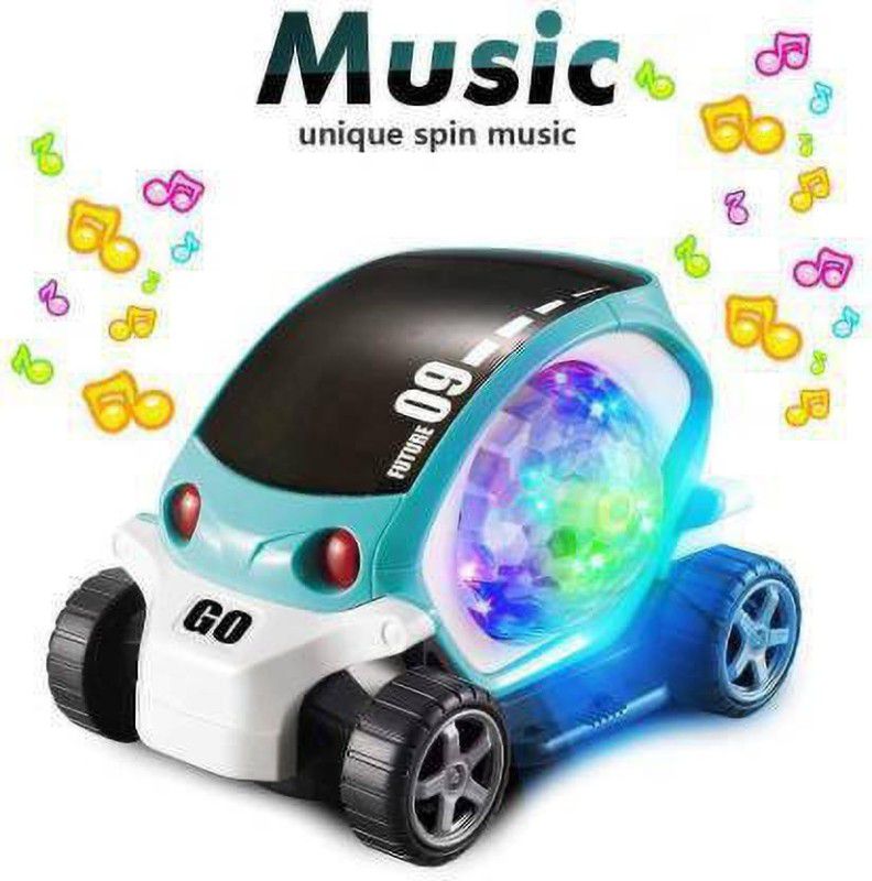 LooknlveSports Car with Lights & Musical Stunt Car  (Multicolor)
