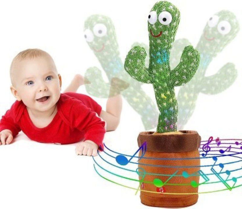 FASTFRIEND Bewitching Dancing Cactus Talking Wiggly Repeating Cactus Toy The Cactus Repeat  (Green)