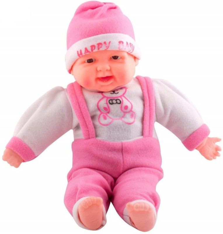 TOYET Happy Baby Laughing Musical and Touch Sensor Doll_A Cute Little Happy Baby Doll  (Multicolor)