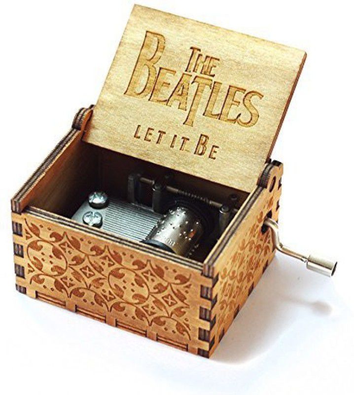 MG traders Pi² The Beatles Let it Be Music Box Mechanism Wooden Music Box  (Multicolor)