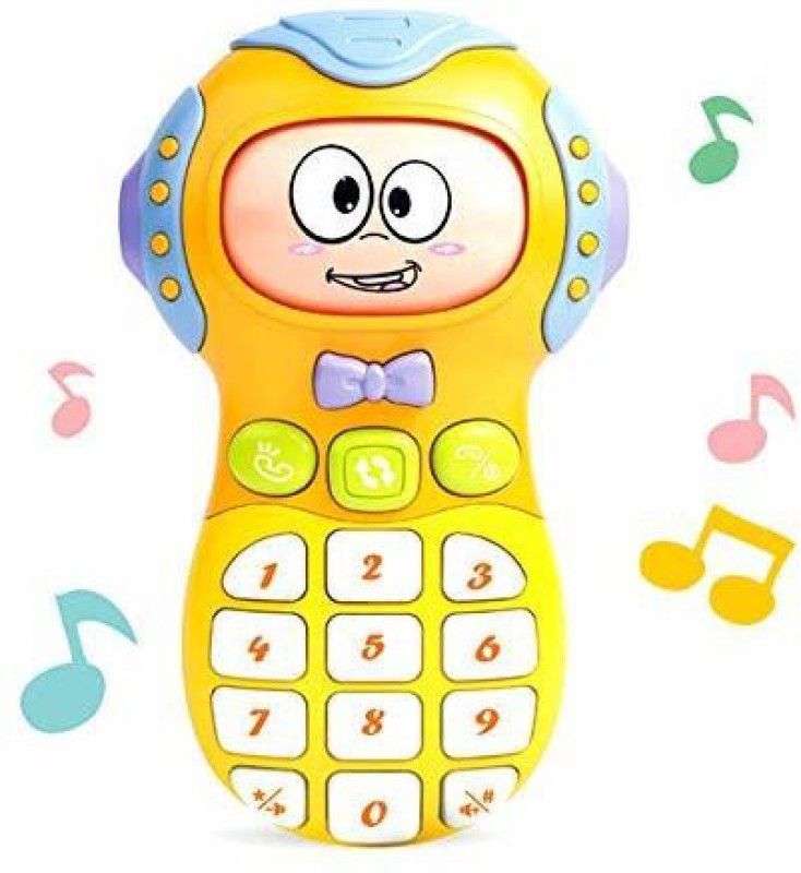 SWASHAA Toy Phone with Light & Sound, 3 Mode Face Changing Baby Phone  (Multicolor)