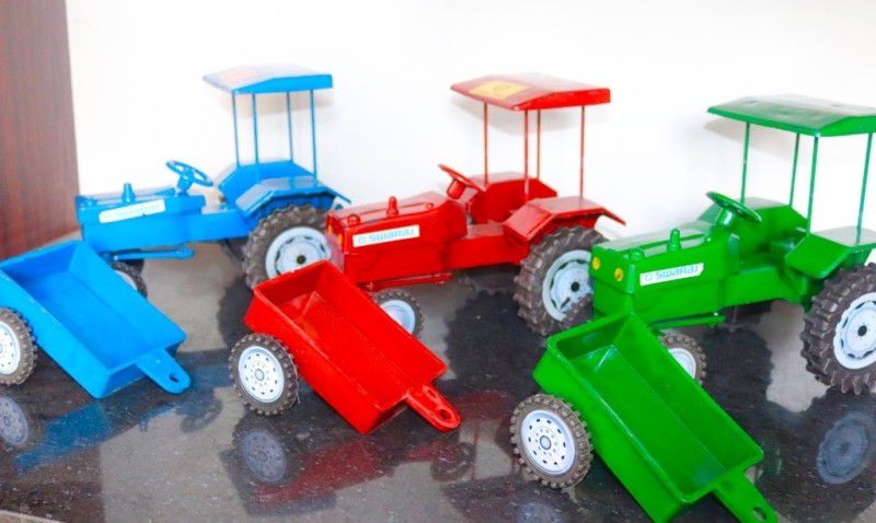 ECOFASHION Wonderful Tractor trolley toy 062  (Multicolor, Pack of: 1)