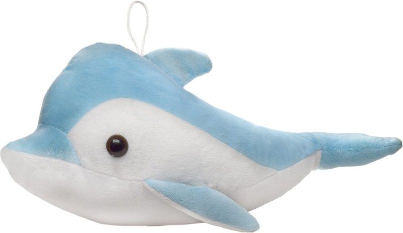Miss & Chief by Flipkart Blue Dolphin Premium Soft Toy - 16 inch  (Blue)