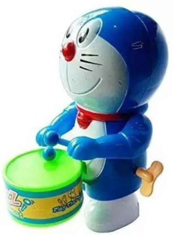 M S FASHION Dancing Musical Drum Toy - Key Operated - Fun Toy for Kids ( Doremon) Pack of 1  (Multicolor)