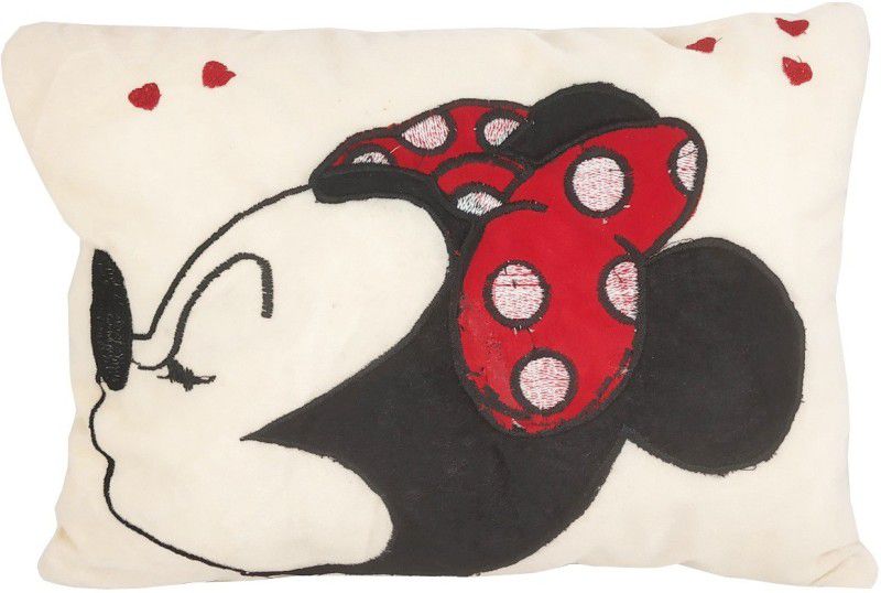 Utkarsh (Size:30x22cm) "Minnie-Mouse" Embroidery Work Cushion/pillow for Girls & Boys - 22 cm  (Multicolor)