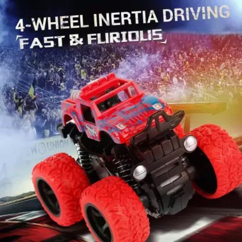 blue seed Mini Monster Truck Pull Back Cars Toys, Non-battery Operated Car Racing Truck  (Multicolor, Pack of: 1)
