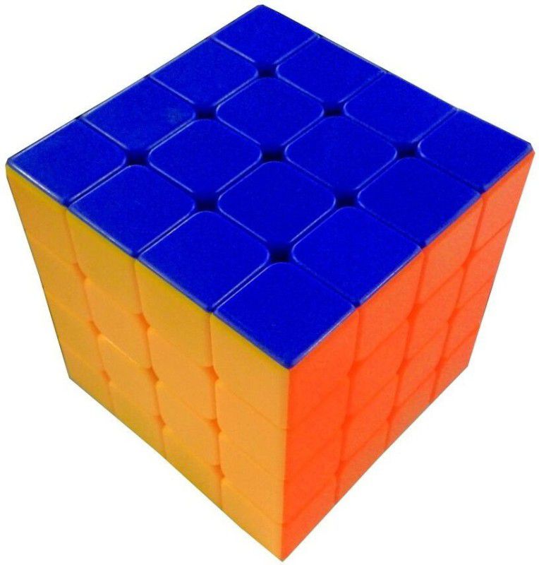 Authfort 4x4x4 Stickerless Magic Rubick Cube with Adjustable Tightness CB34  (1 Pieces)