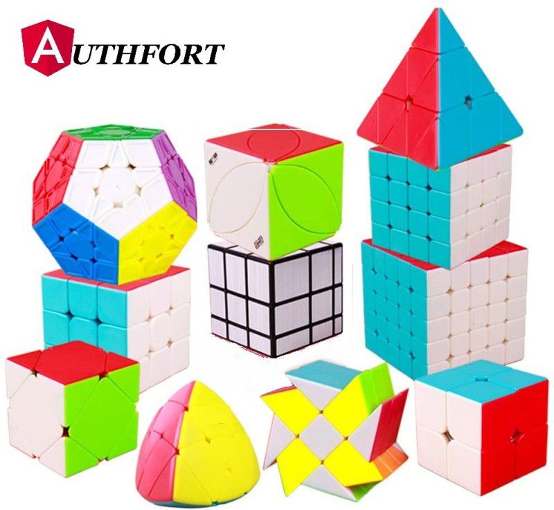 Authfort 11 Pack Large Speed Cubes  (11 Pieces)