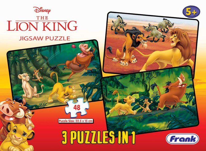 Frank Disney's The Lion King 3-in-1  (144 Pieces)