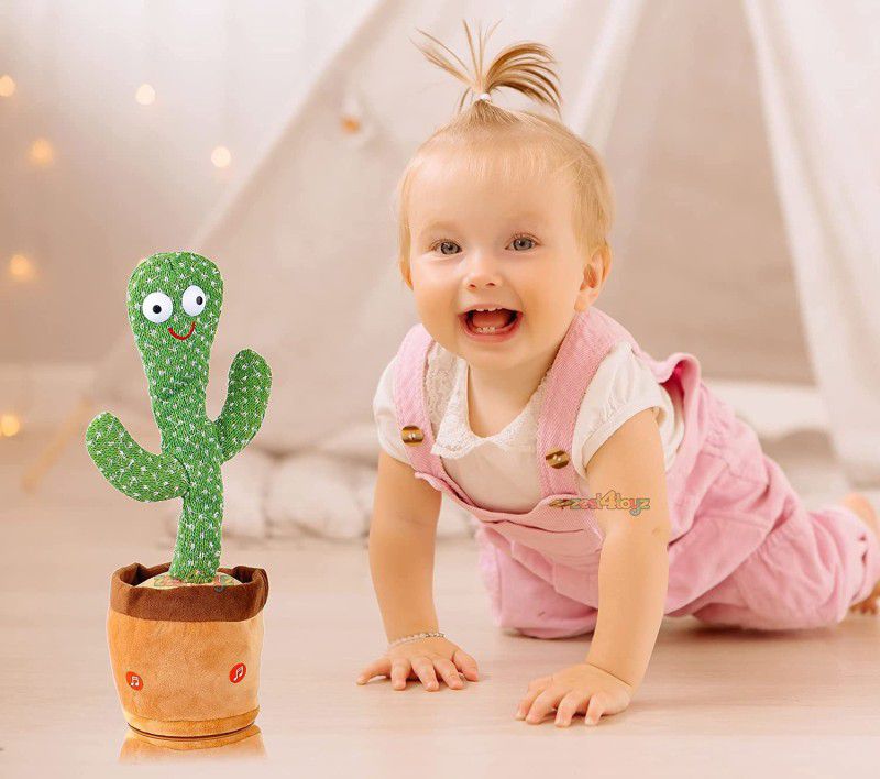Geutejj Dancing cactus toy | kids toys | Baby toys, Cactus talking toy for baby  (Green)