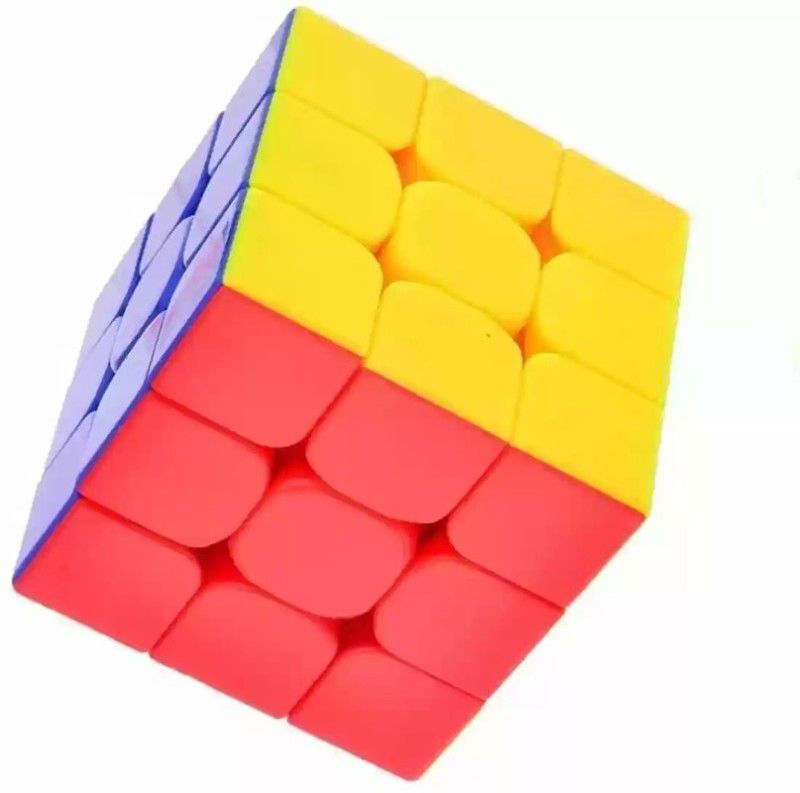 Msn Best selling 3x3 Sticker less Puzzle Magic Speedy Stress Buste cube  (1 Pieces)