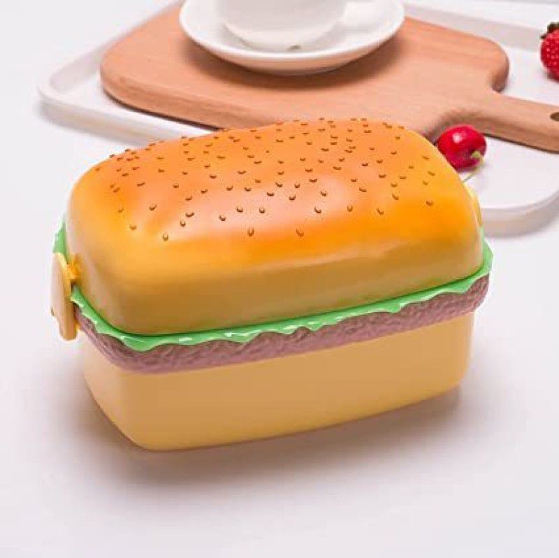 JIGU ENTERPRISE Sandwich Burger Shape Tiffin Lunch Box for Boys & Girls  (Multicolor)