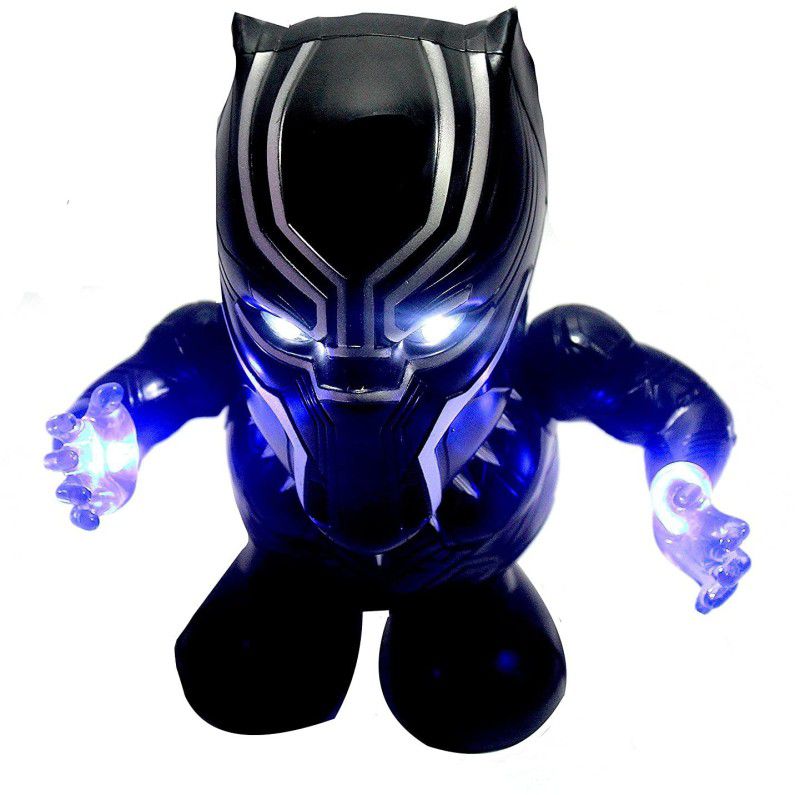 Goodmarts Dance Hero Black Panther Dancing Toy With Light & Music For Kids  (Black)
