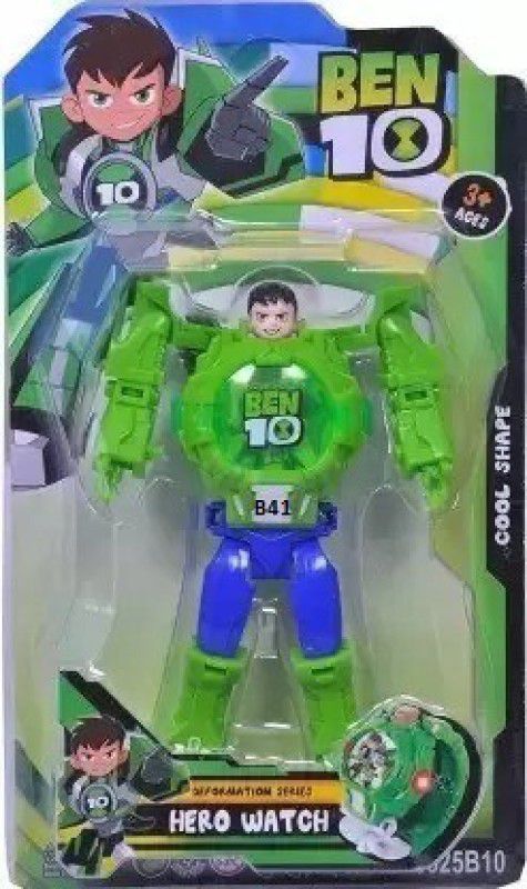 tryzens Wrist watch Super Hero Ben 10 Transformer_B2289  (Green)