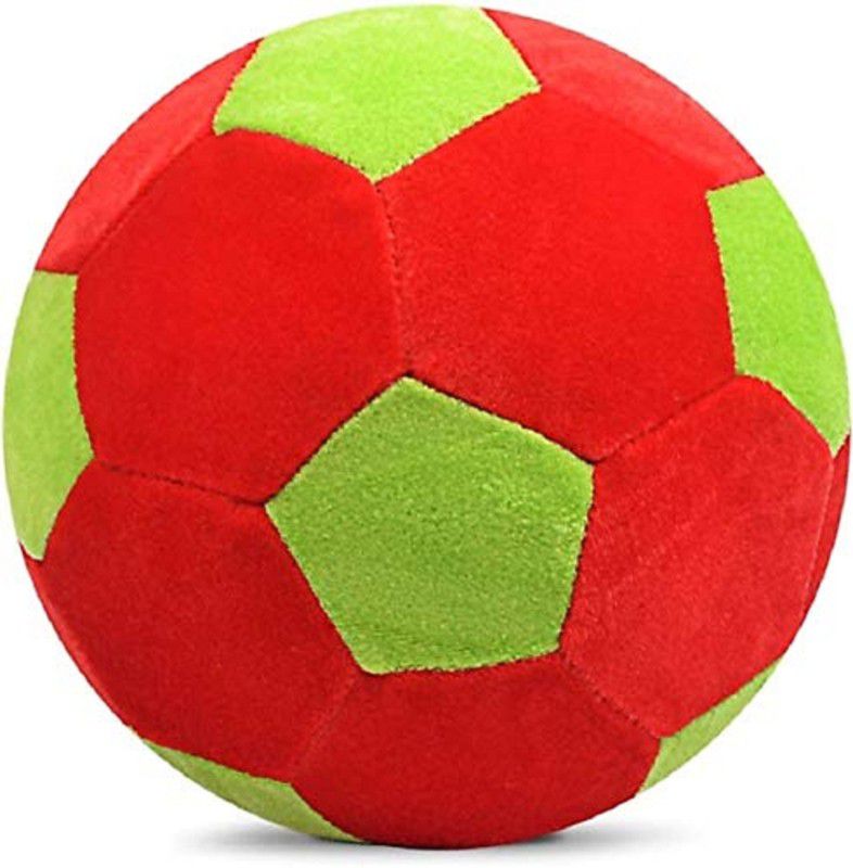 PRACHI TOYS Stuffed Soft Toy Plush Ball Kids Birthday Gift (Red /Green) - 10 cm  (Red)
