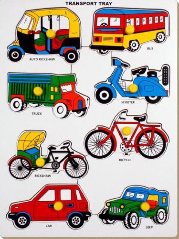 Rapo International Rapo Transport Toys for kids 3+ age, wooden puzzle  (8 Pieces)