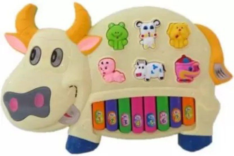 Shopjamke Cow Piano for kids (Multicolor)  (Multicolor)